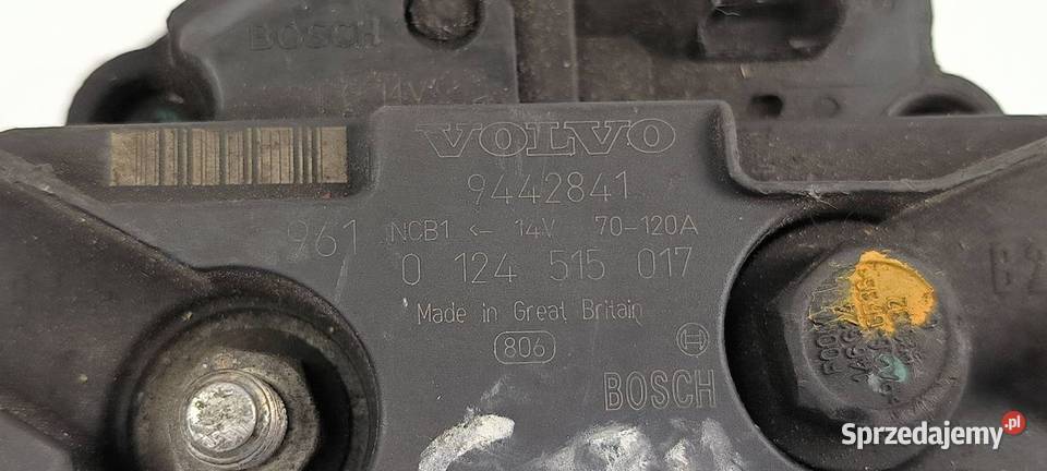 ALTERNATOR VOLVO S80 0124515017 kujawsko-pomorskie Lipno