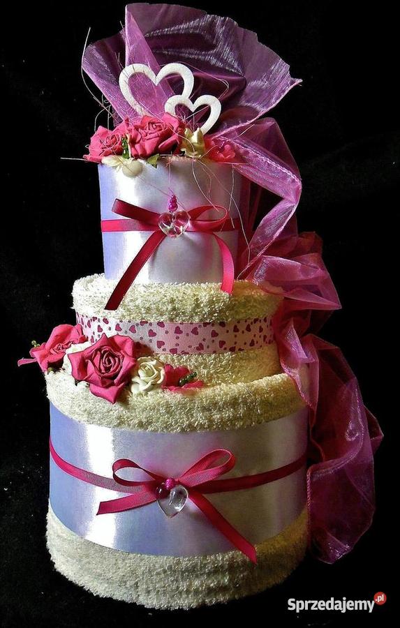 TORT z Ręczników Haft komputerowy Ręcznik z haft wielokolorowy Poznań