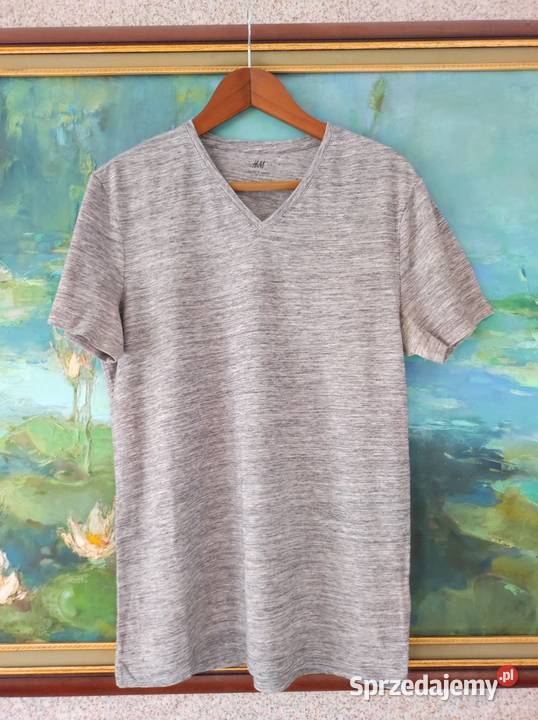 HM koszulka tshirt męska serek casual slim fit Kielce sprzedam