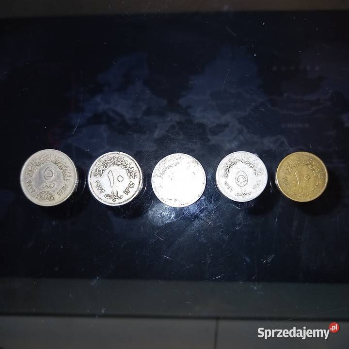 Obserwuj EGIPT monety obiegowe 1967 1973 Numizmatyka lubelskie Zemborzyce Podleśne