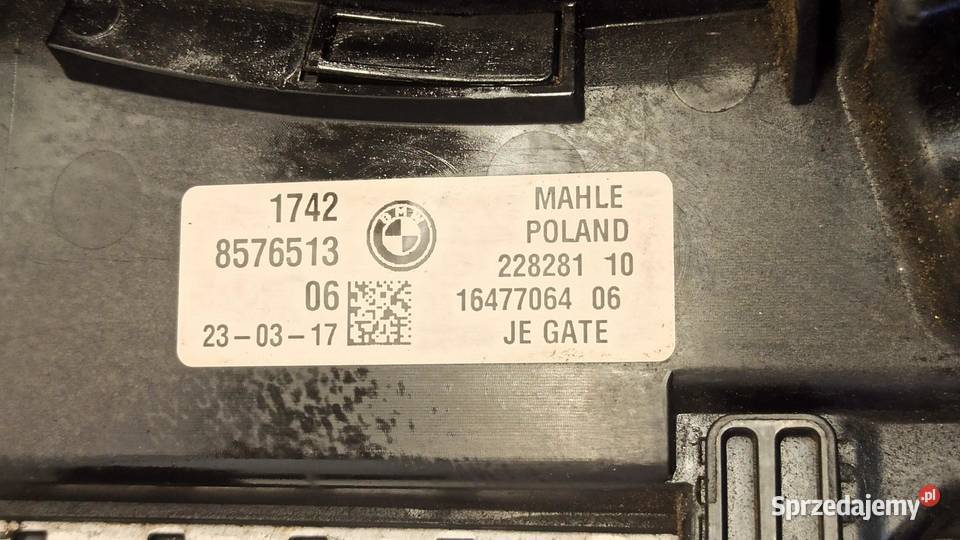 BMW 7 G11 WENTYLATOR CHŁODNICE 30 8576513 dolnośląskie