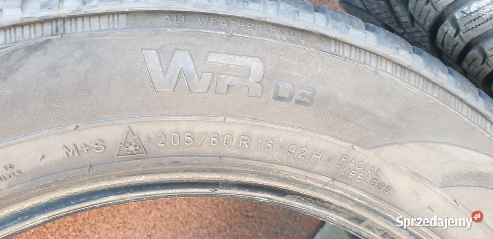4x opny 20560R16 NOKIAN WR D3 92H