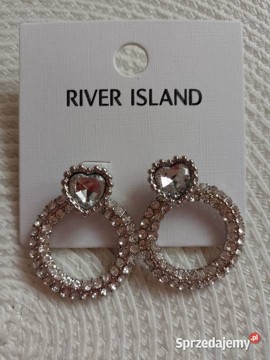RIVER ISLAND Bogato zdobione kolczyki serca z małopolskie Kraków