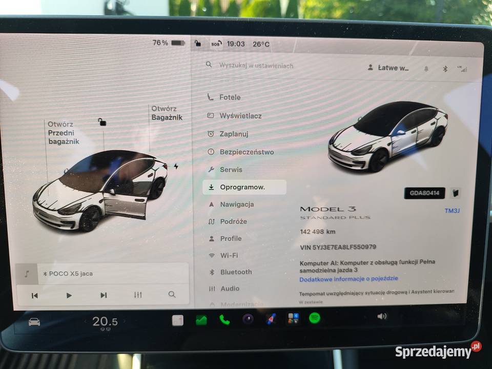 Tesla Model 3 2020 Europa gwarancja hak