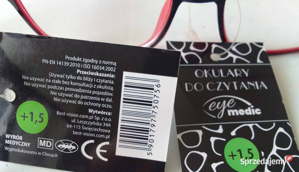 Okulary do czytania 150 dpt EyeMedic Wyrób Rewal