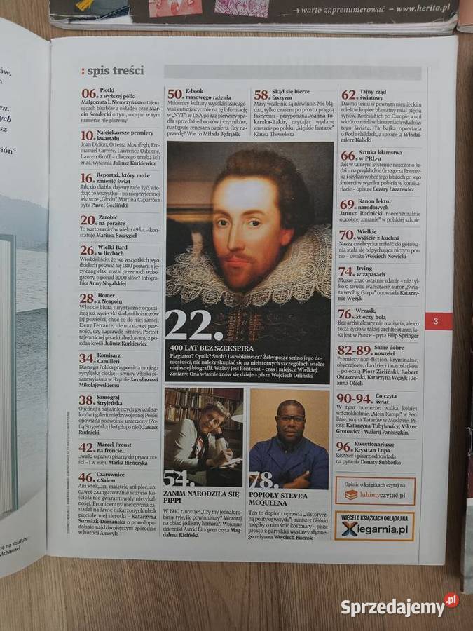 Książki Magazyn do czytania 4 numery Masłowska Książki i Podręczniki Kraków