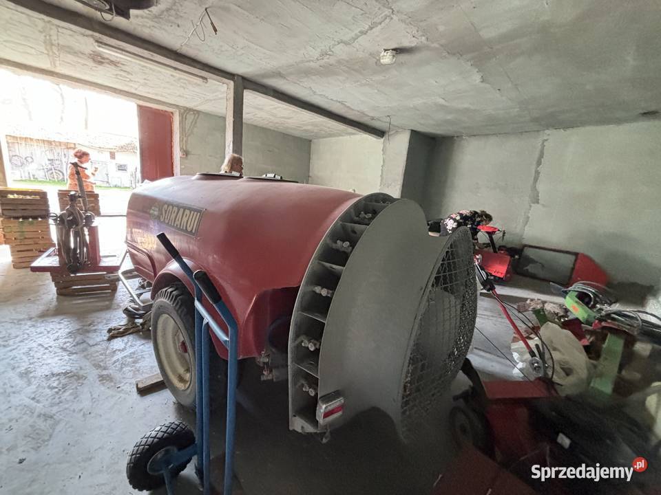 Opryskiwacz sadowniczy Sorarui 1500l nieuszkodzony Kaliszany-Kolonia