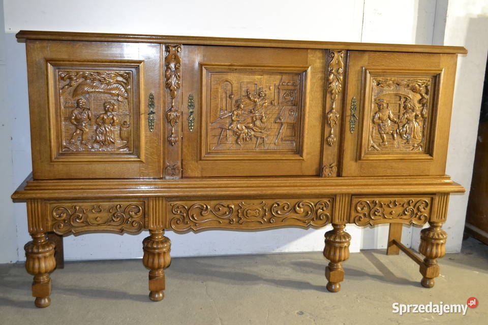 komoda kredens holenderski dąb Będzin