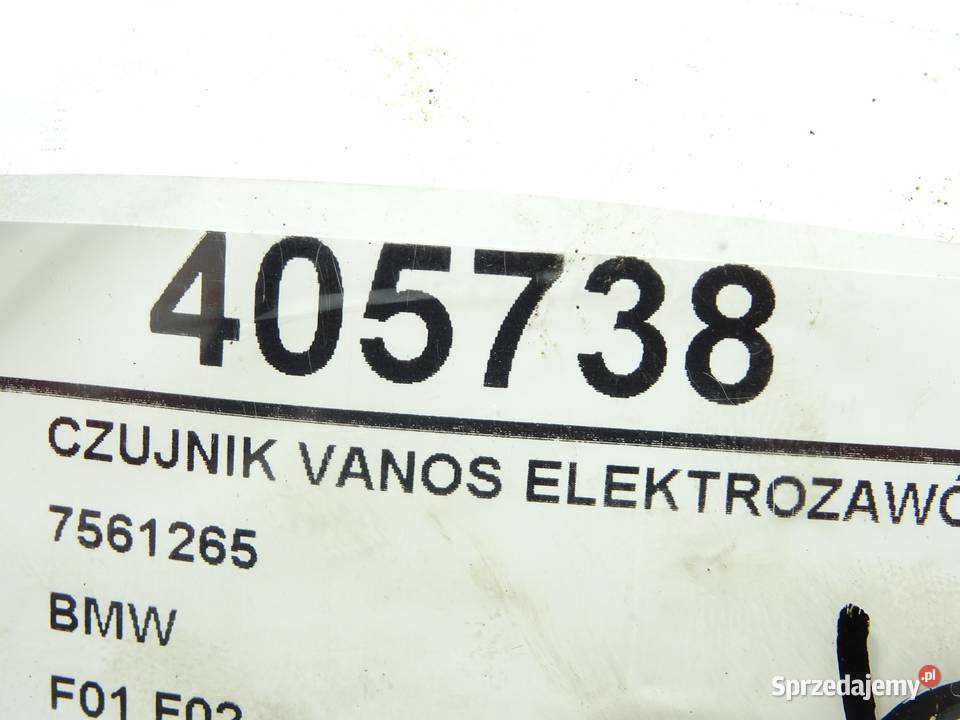 CZUJNIK VANOS ELEKTROZAWÓR BMW F01 7561265 44 osobowe