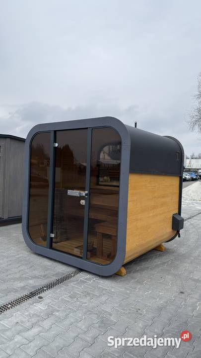 Sauna Ogrodowa RUBIK 2x2m piec elektryczny