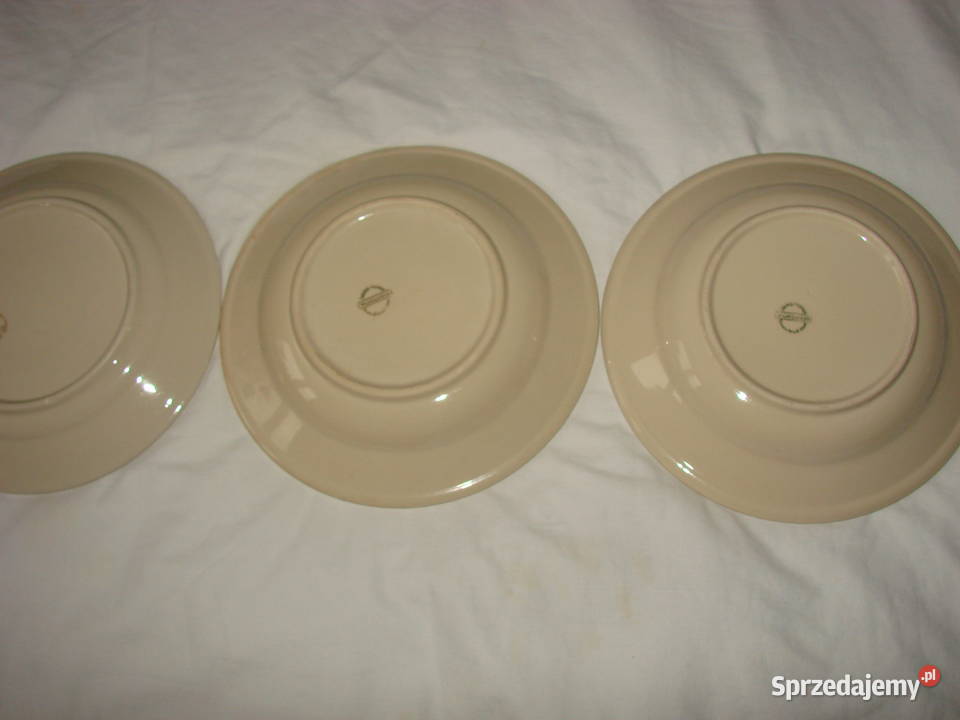 Włocławek talerz obiadowy PRL Pruszcz Gdański