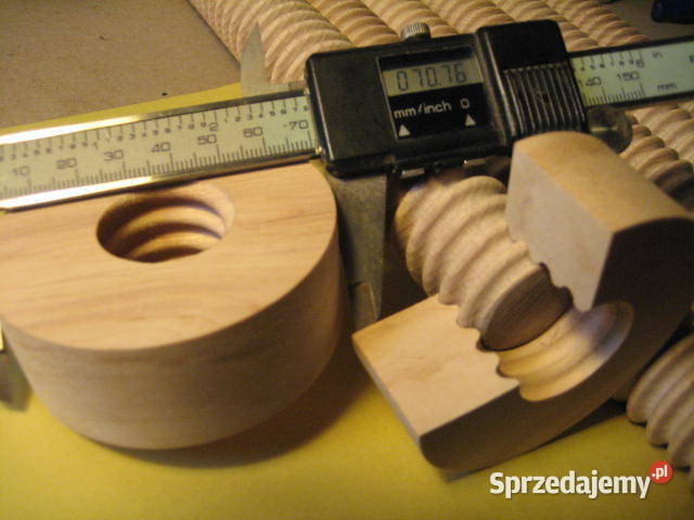 Śruby drewniane średnica fi19 do fi45mm wymiary Wieliczka
