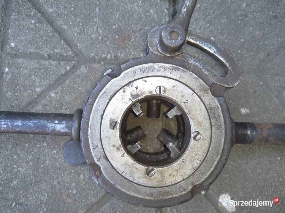 Gwintownica do rur NHNhR do 2 sprawna kpl noży śląskie