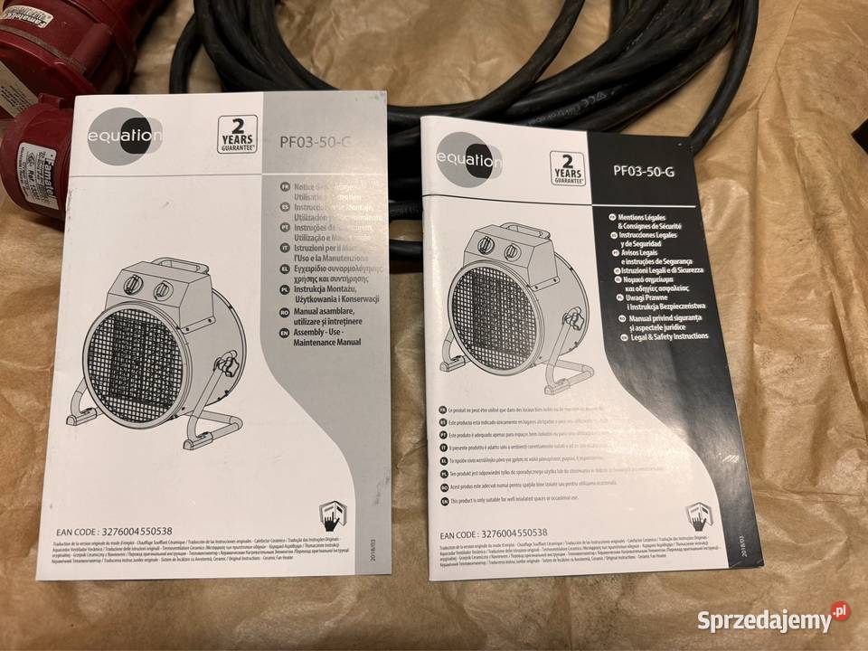 Nagrzewnica Elektryczna Ceramiczna 400V Siła 5kW Jelenia Góra