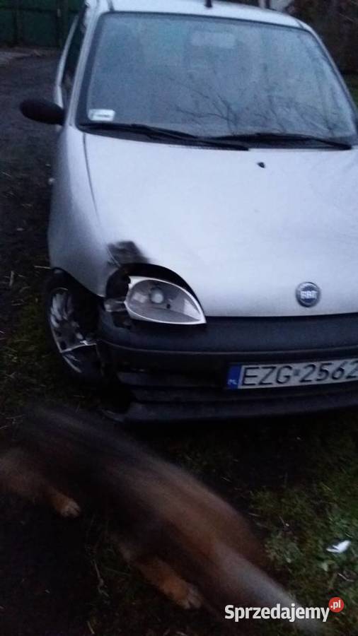 Fiat Seicento uszkodzony sosne uszkodzony Stryków