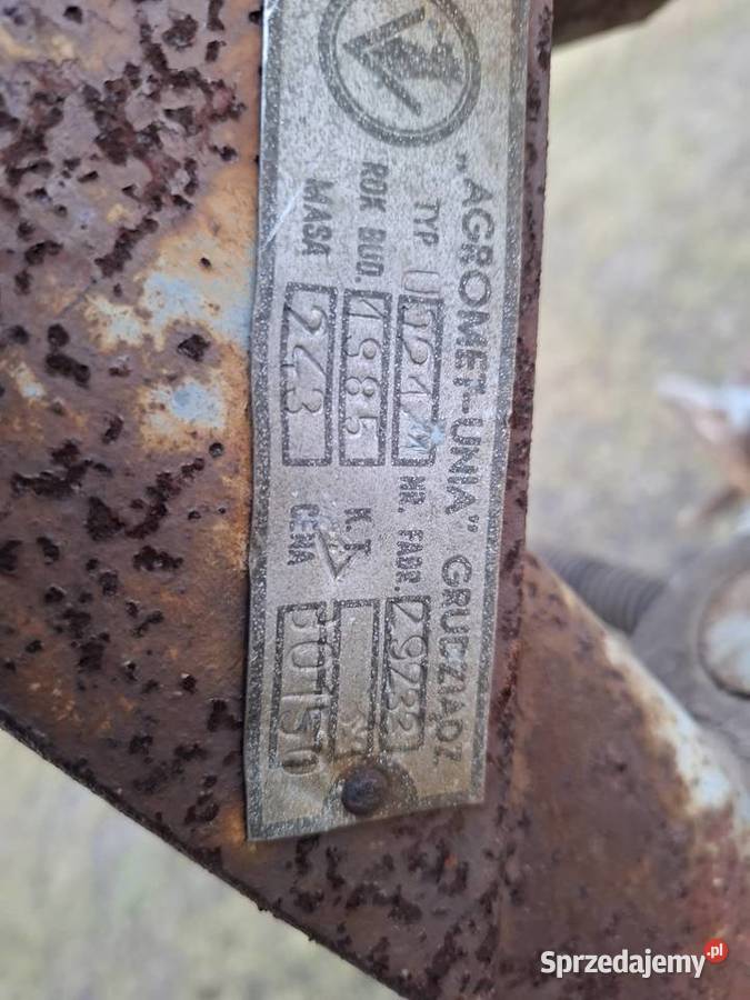 Pług 2 skibowy UniaGrudziądz Pługi Radom