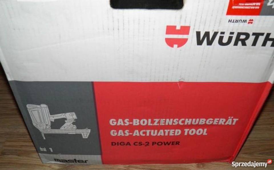 Gwożdziarka osadzak Wurth Diga CS2 beton stal Pozostałe