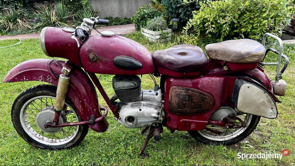 MZ ES 2500 Jaskółka 1960 papiery bordowy MZ Występa