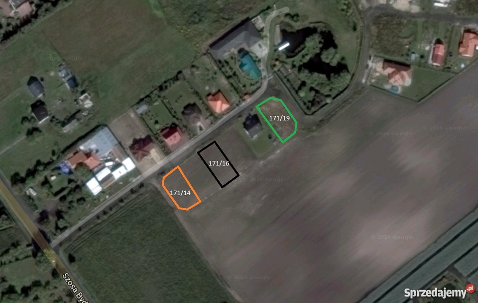 Trzy działki budowlane 1 Inowrocławia Sławęcinek