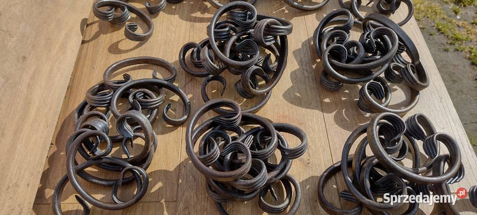 Elementy kute bramy ogrodzenia cetki eski skrzydłowa