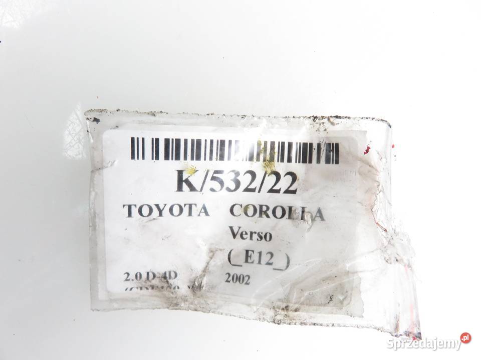 CZUJNIK PRZEPUSTNICY TOYOTA COROLLA E12 małopolskie sprzedam