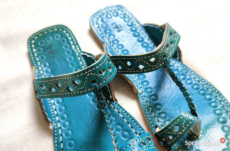 KOHTL Skórzane japonki kohalpuri 38 orientalne inna Szczecin