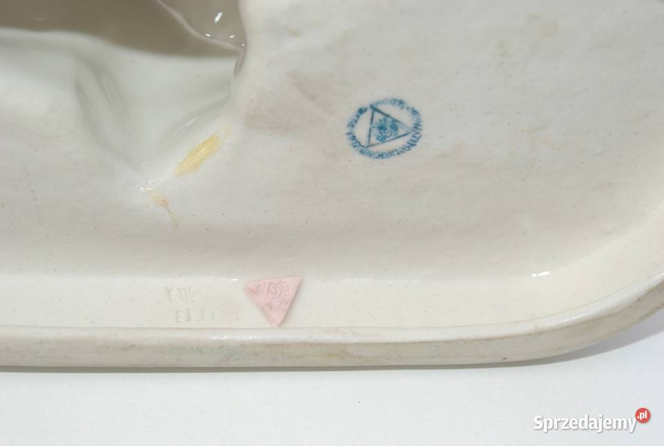 Stara figurka pies Owczarek ROYAL DUX antyk Porcelana i szkło Porcelana i szkło Cieszyn sprzedam