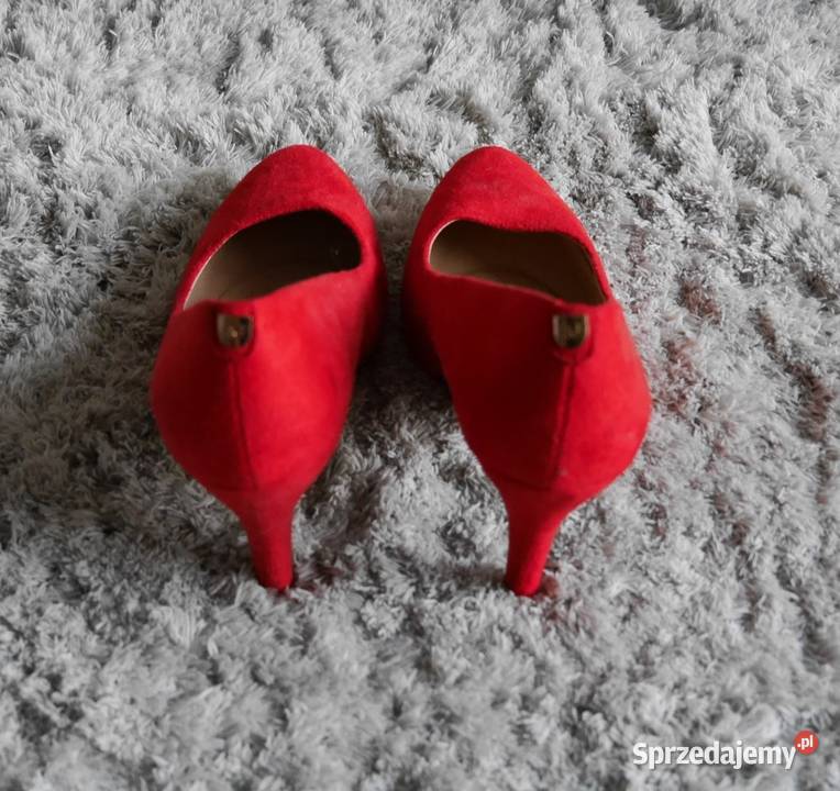 Jenny Fairy śliczne czerwone szpilki 38 dolnośląskie Wrocław