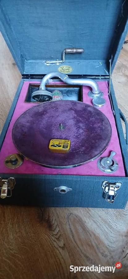 Stary gramofon patefon SPRAWNY Kraków