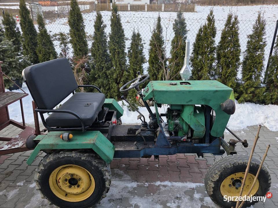 Ciagnik Sam S7 Z przyczepka