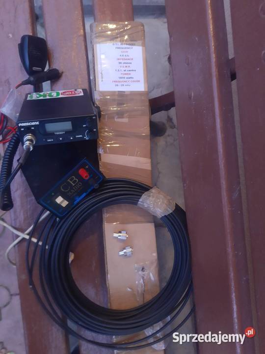 Zestaw stacja bazowa CB radio President antena AM sprzedam