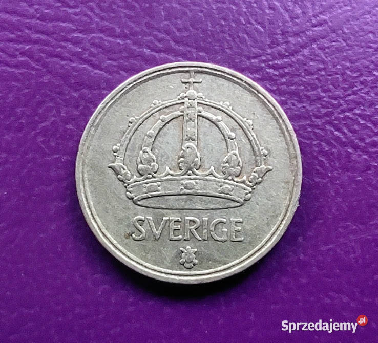 Moneta 10 ORE 1949 TS SZWECJA Srebro Rzadkość