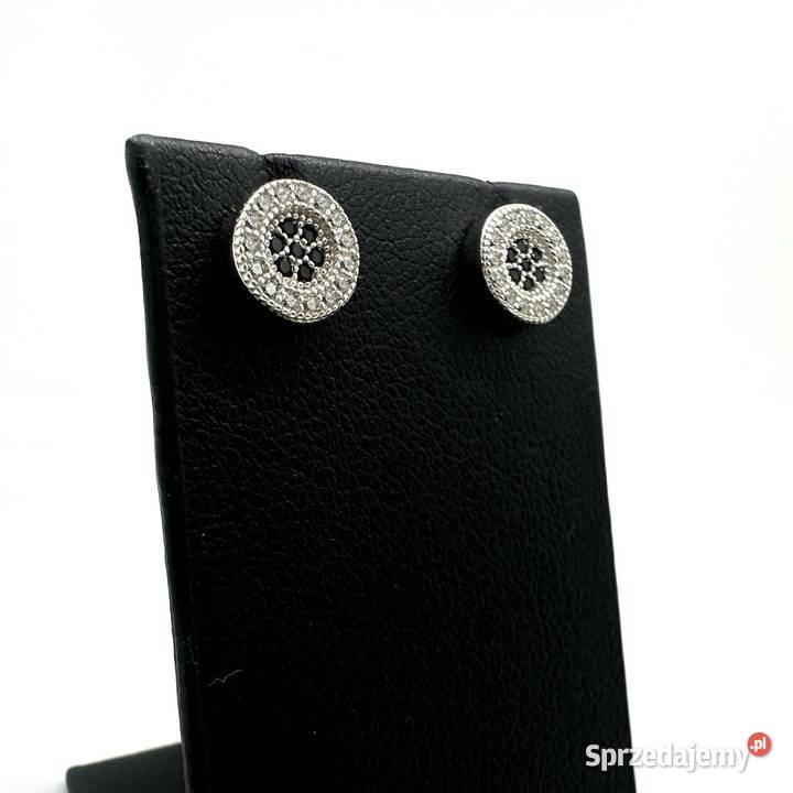 Nowe Srebrne Rodowane Kolczyki Próby 925 14g Elbląg