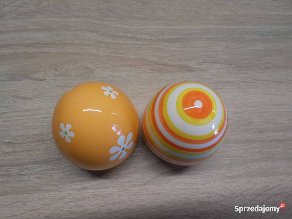 Ceramiczne jajka 2 Porcelana i szkło Raszków