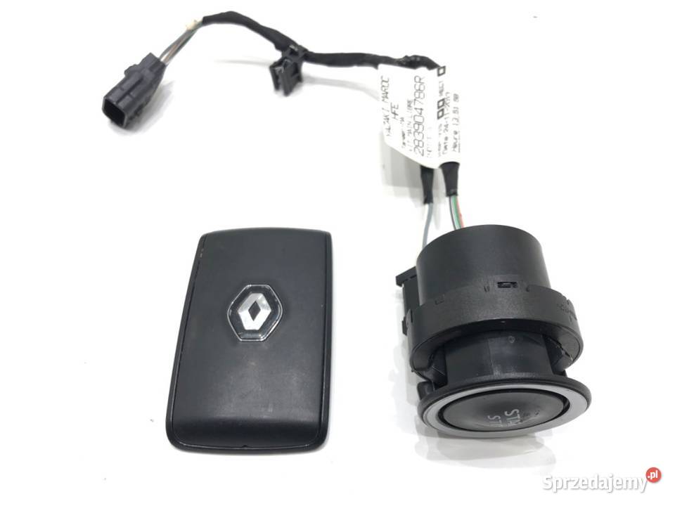 KLUCZYK PILOT KARTA PRZYCISK START STOP RENAULT osobowe Stacyjki i kluczyki