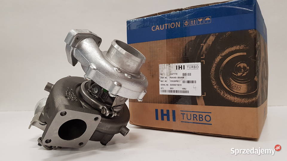 Turbosprężarka IHI VIHJ F54VAD S0049B F54VAD sprzedam