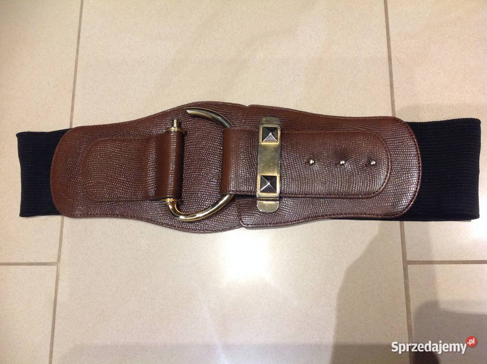 Szeroki Pasek Damski na Gumie LXL XL Paski Moda i Styl sprzedam