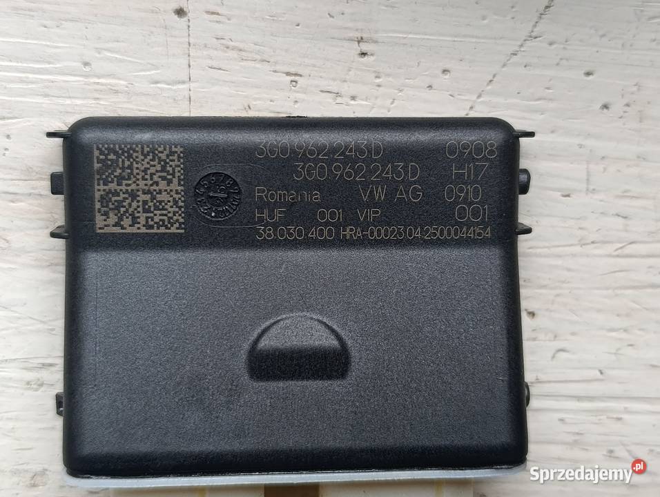 Moduł klapy bagażnika 3G0962243DVW Audi śląskie Częstochowa
