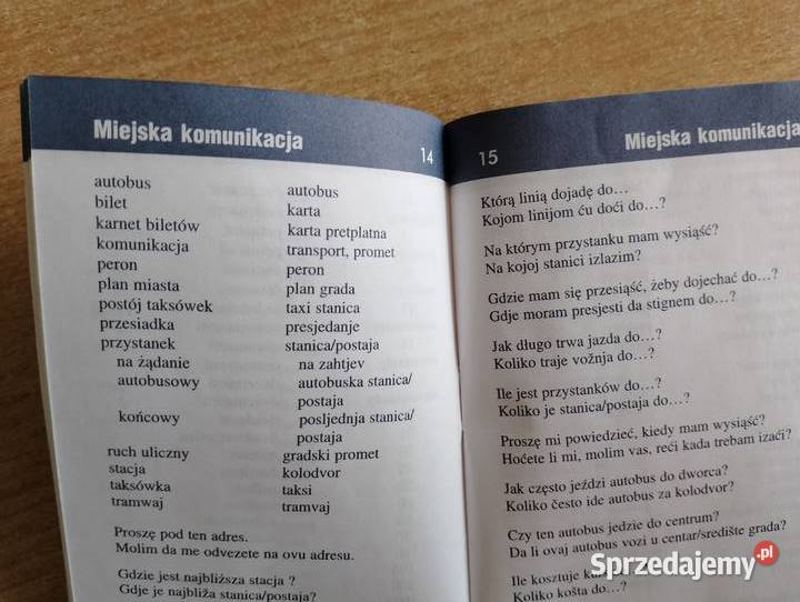 ROZMÓWKI CHORWACKIE mini wersja kieszonkowa do