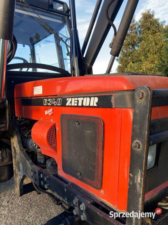 Zetor 6340 z ładowaczem czołowym rewers 99r Ostrów Wielkopolski