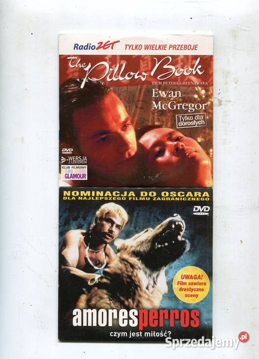 The Pillow Book Amoresperros 2 Filmy DVD Szczecin sprzedam