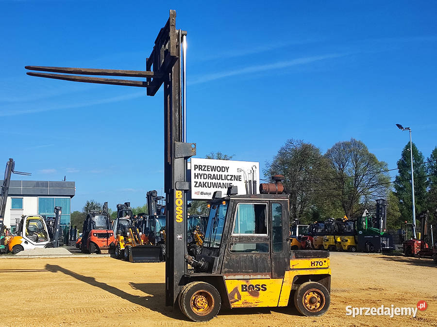 Wózek widłowy Boss H7060D diesel 7 ton duplex 45 Kęty