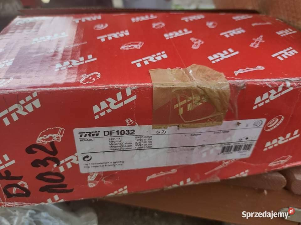 2 tarcze TRW przod Renault DF032 nowe Parzniewice