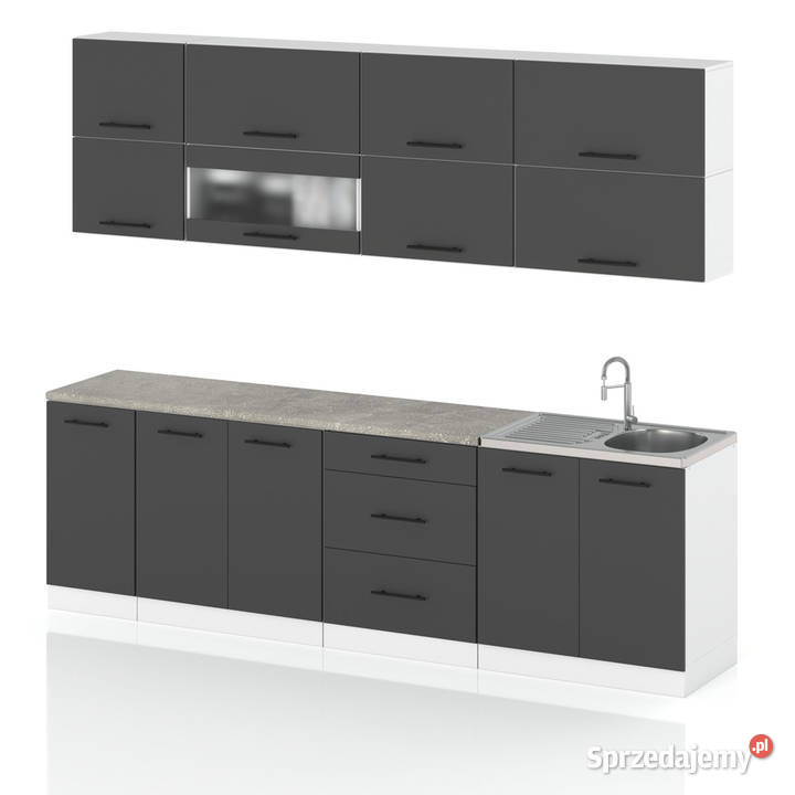 Meble Kuchenne Szare Kuchnia Robo Lux 26m Elbląg sprzedam
