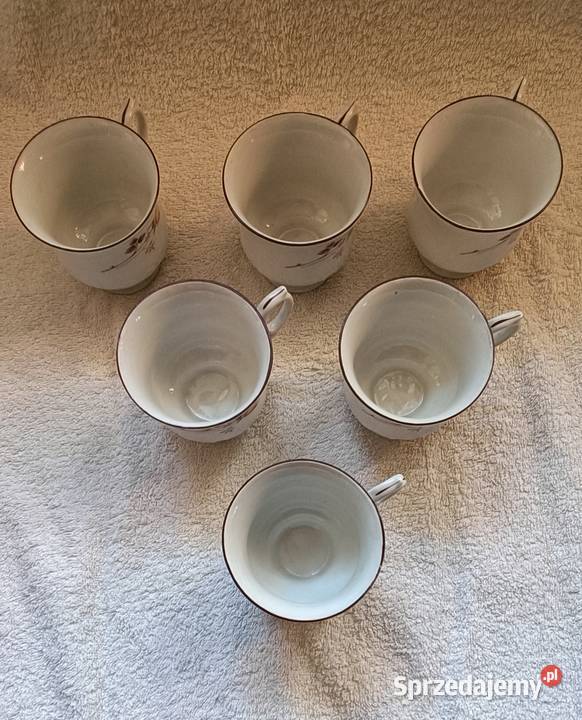 Ćmielów Serwis do kawy herbaty Filiżanki mazowieckie Brwinów