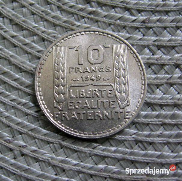 Francja 10 Frank 1949r Kalisz sprzedam