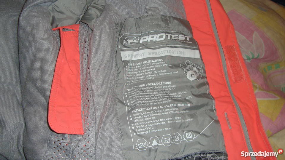 Kurtka PROTEST szary/srebrny