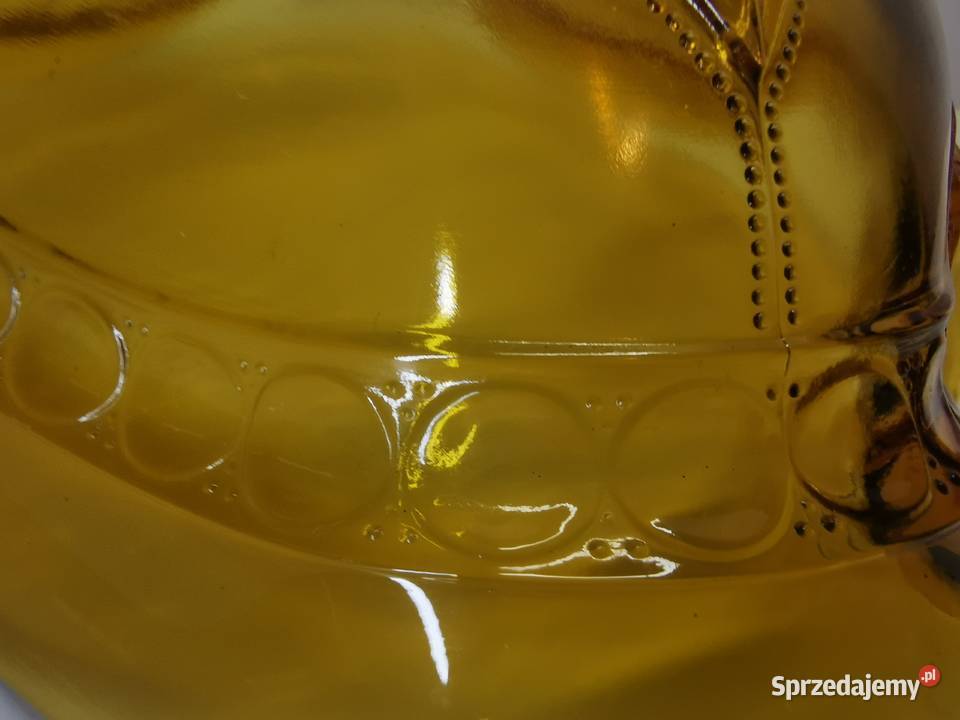 miodowa salaterka na nóżkach