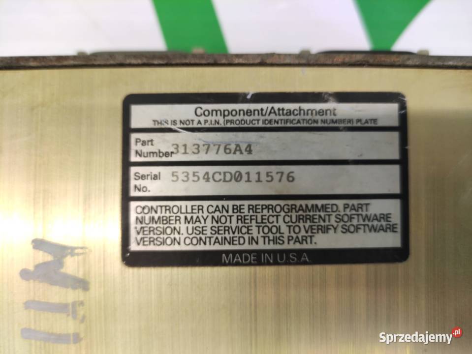 Komputer Sterownik ECU 313776A4 Case MX 270 wielkopolskie Wilkowo
