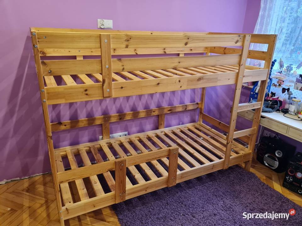 Łóżko pietrowe IKEA MYDAL 90cm małopolskie Kraków